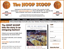 Tablet Screenshot of hoopscooponline.com
